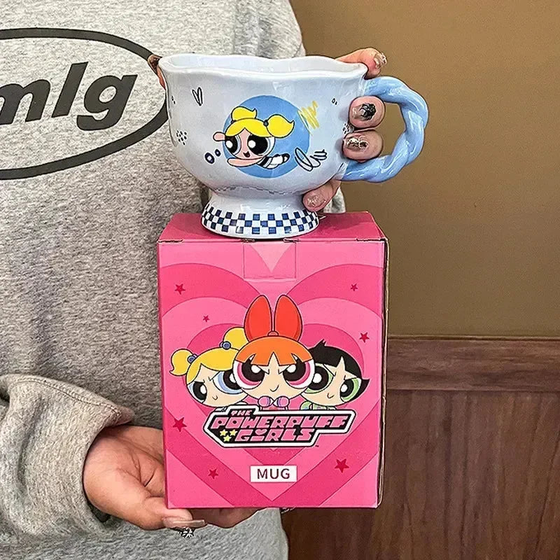 Powerpuff Girls Ceramic Breakfast Mugs (360 ml) - Bear Hugs