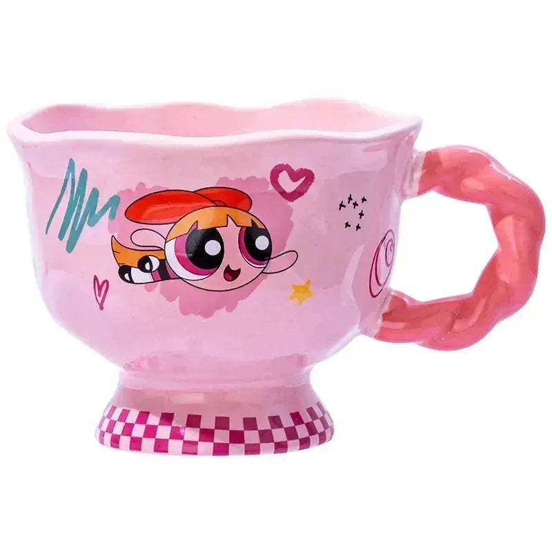 Powerpuff Girls Ceramic Breakfast Mugs (360 ml) - Bear Hugs