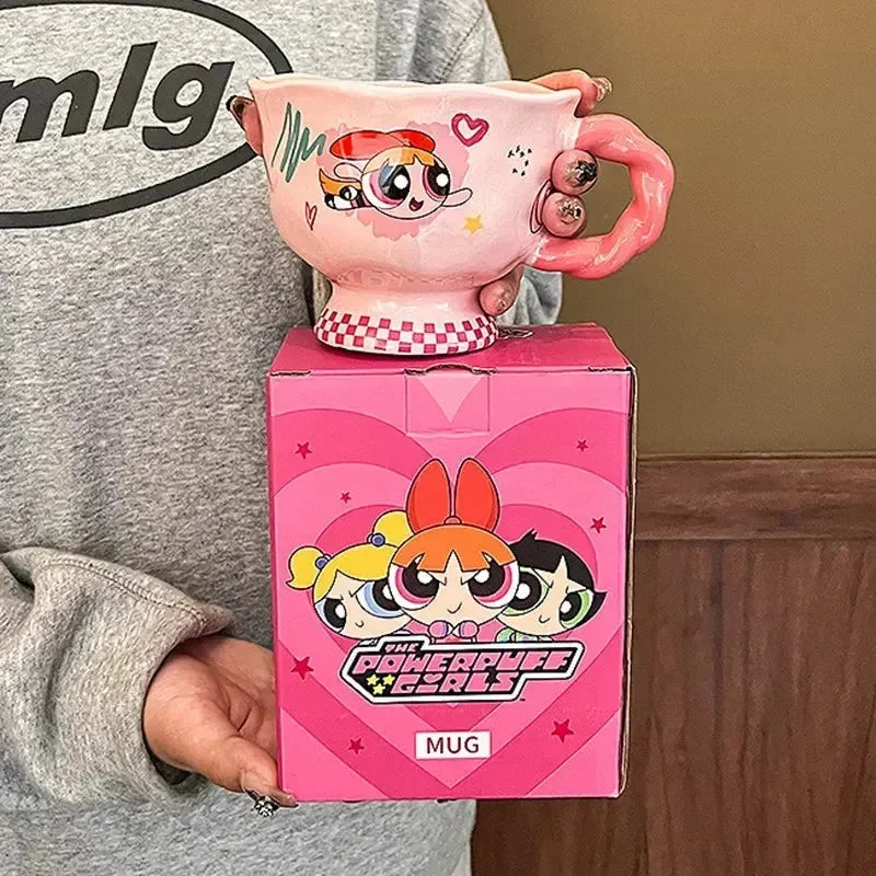 Powerpuff Girls Ceramic Breakfast Mugs (360 ml) - Bear Hugs