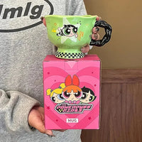 Powerpuff Girls Ceramic Breakfast Mugs (360 ml) - Bear Hugs