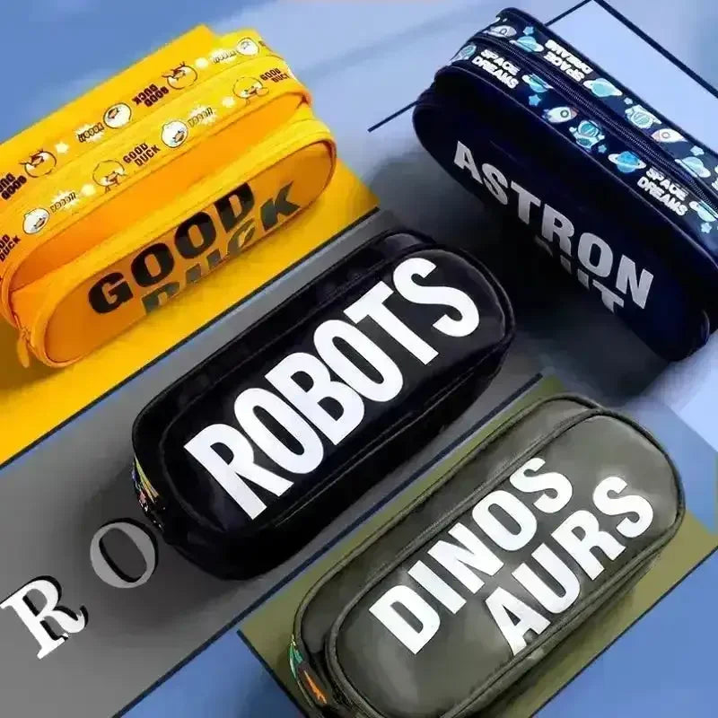 Premium Dual Deck Pencil Pouch - Bear Hugs