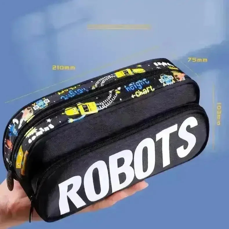 Premium Dual Deck Pencil Pouch - Bear Hugs