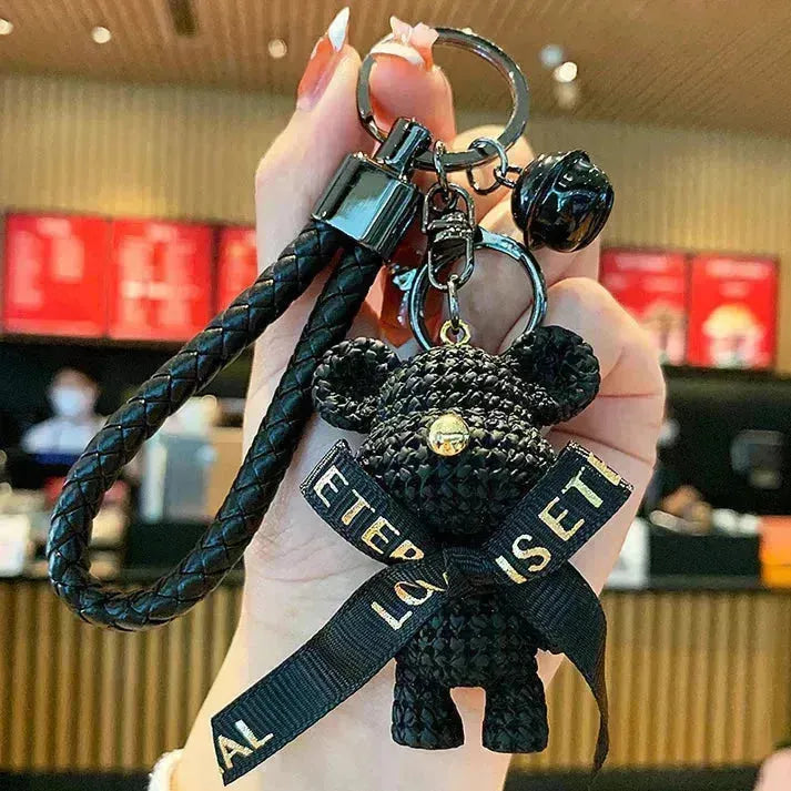 Premium French Bear Keychain - Bear Hugs