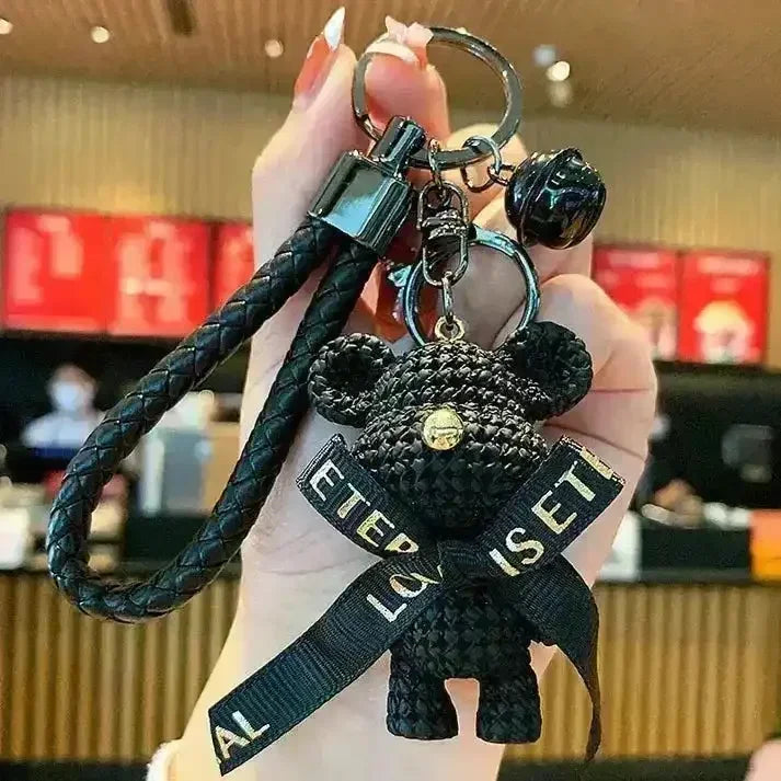 Premium French Bear Keychain - Bear Hugs