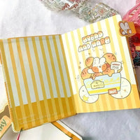 Premium Kawaii Bunny A5 Diary with Magnetic Clasp - Bear Hugs