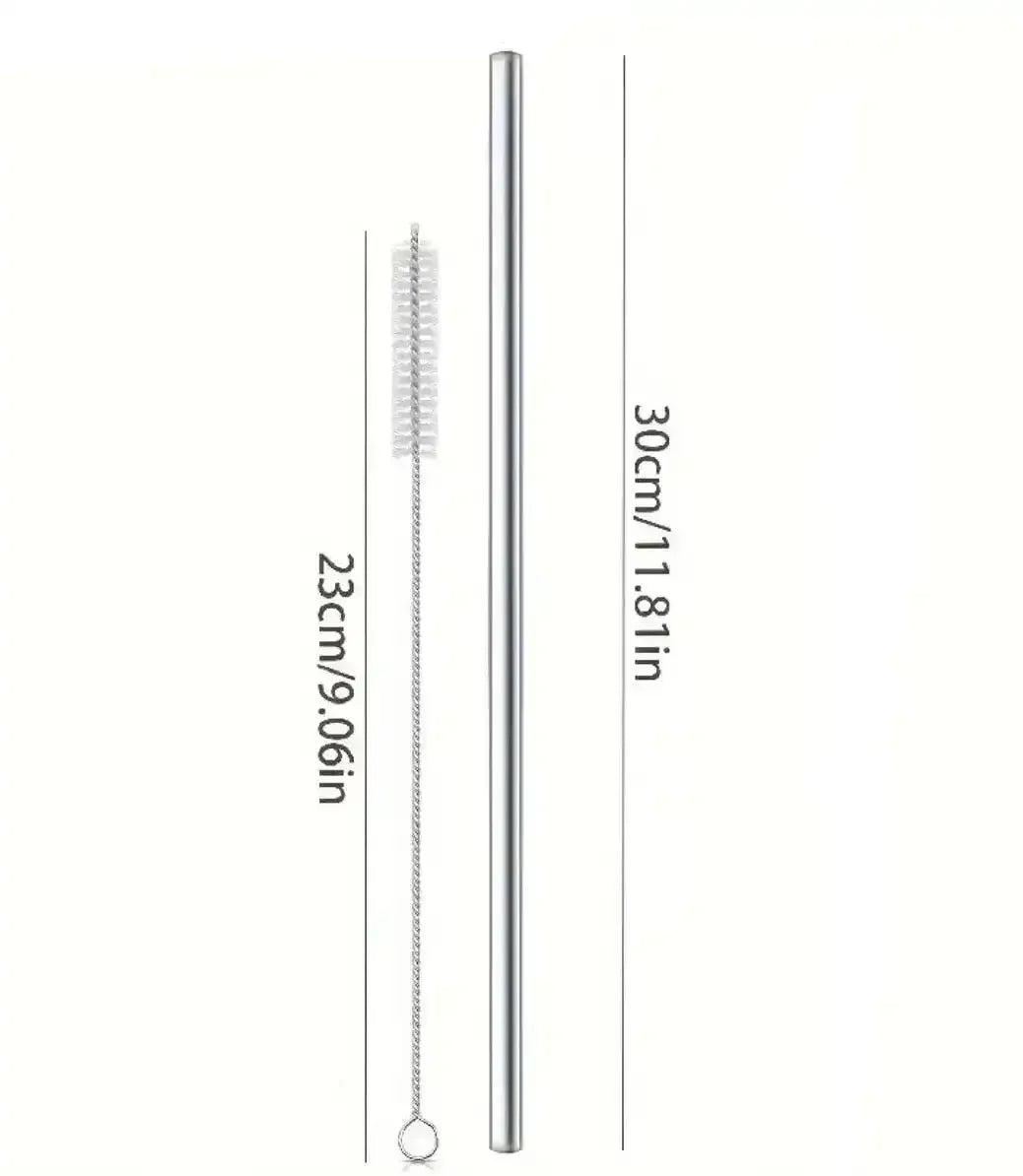 Premium Metal Straw with Brush for Stanley Tumbler (30 oz/40 oz) - Bear Hugs