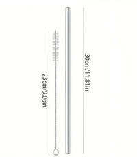 Premium Metal Straw with Brush for Stanley Tumbler (30 oz/40 oz) - Bear Hugs