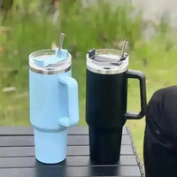 Premium Metal Straw with Brush for Stanley Tumbler (30 oz/40 oz) - Bear Hugs