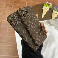 Premium Monogram Leatherette Phone Case (For iPhones) - Bear Hugs