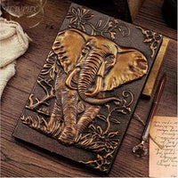 Premium Vintage Elephant A5 Journal - Bear Hugs
