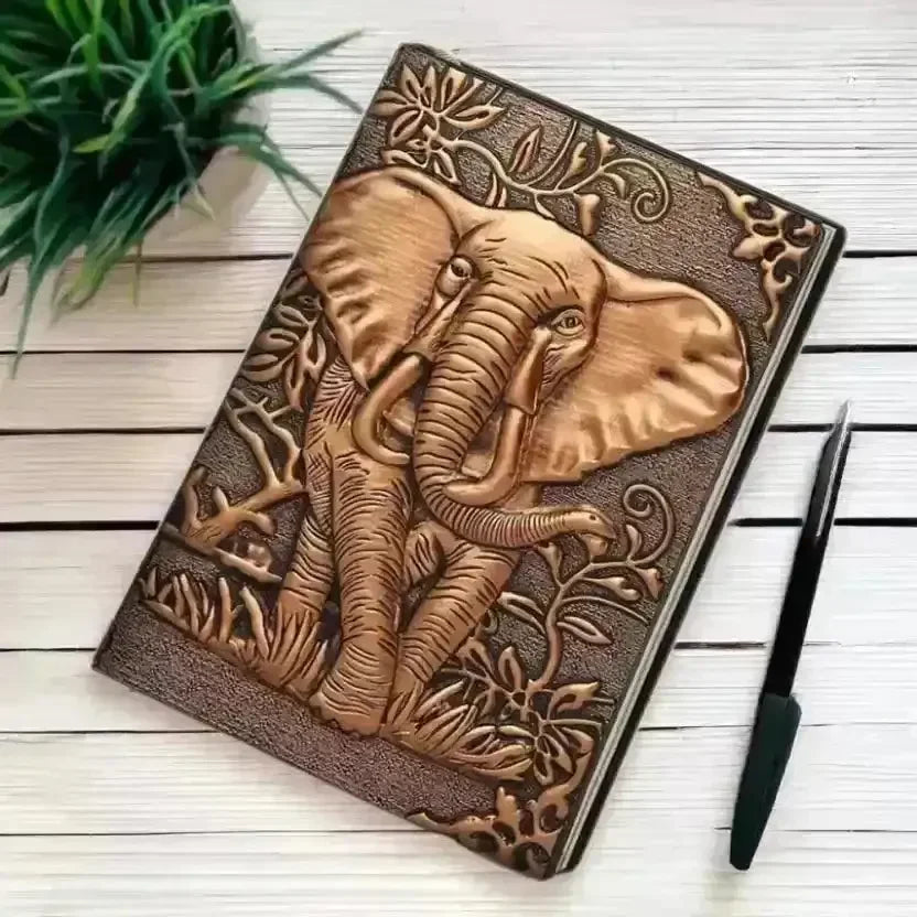Premium Vintage Elephant A5 Journal - Bear Hugs