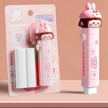 Press & Perfect Cartoon Eraser Pen - Bear Hugs