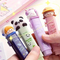 Press & Perfect Cartoon Eraser Pen - Bear Hugs