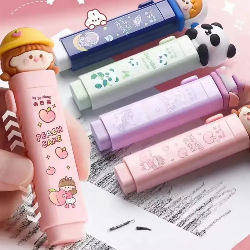 Press & Perfect Cartoon Eraser Pen - Bear Hugs