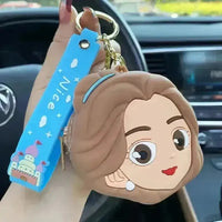 Princess Coin Pouch Keychain - Bear Hugs