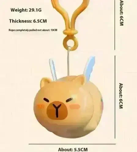 Pull & Flap Wings Novelty Keychain - Bear Hugs