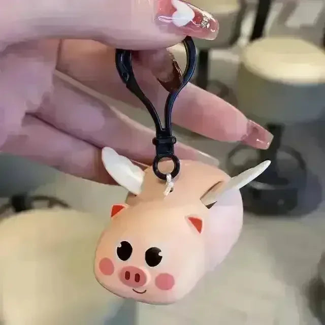 Pull & Flap Wings Novelty Keychain - Bear Hugs