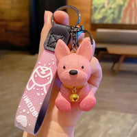 Punk French Bulldog Keychain - Bear Hugs