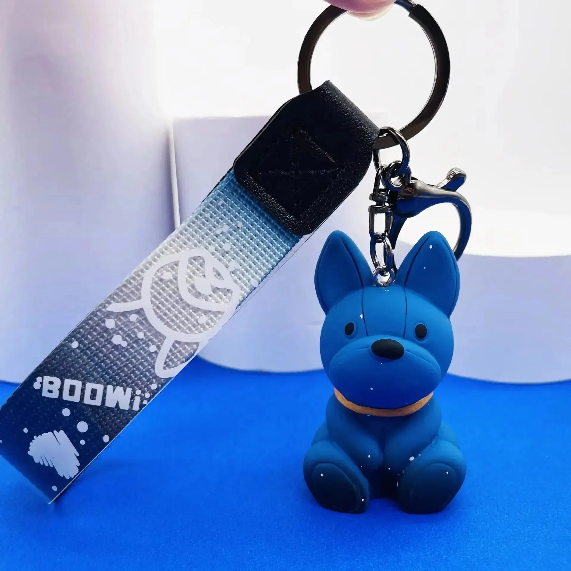 Punk French Bulldog Keychain - Bear Hugs