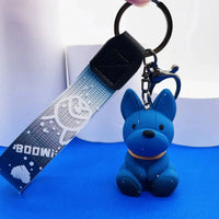 Punk French Bulldog Keychain - Bear Hugs