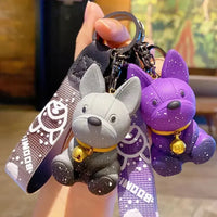 Punk French Bulldog Keychain - Bear Hugs