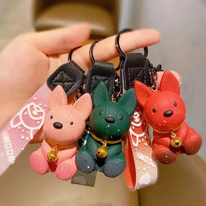 Punk French Bulldog Keychain - Bear Hugs