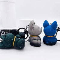 Punk French Bulldog Keychain - Bear Hugs