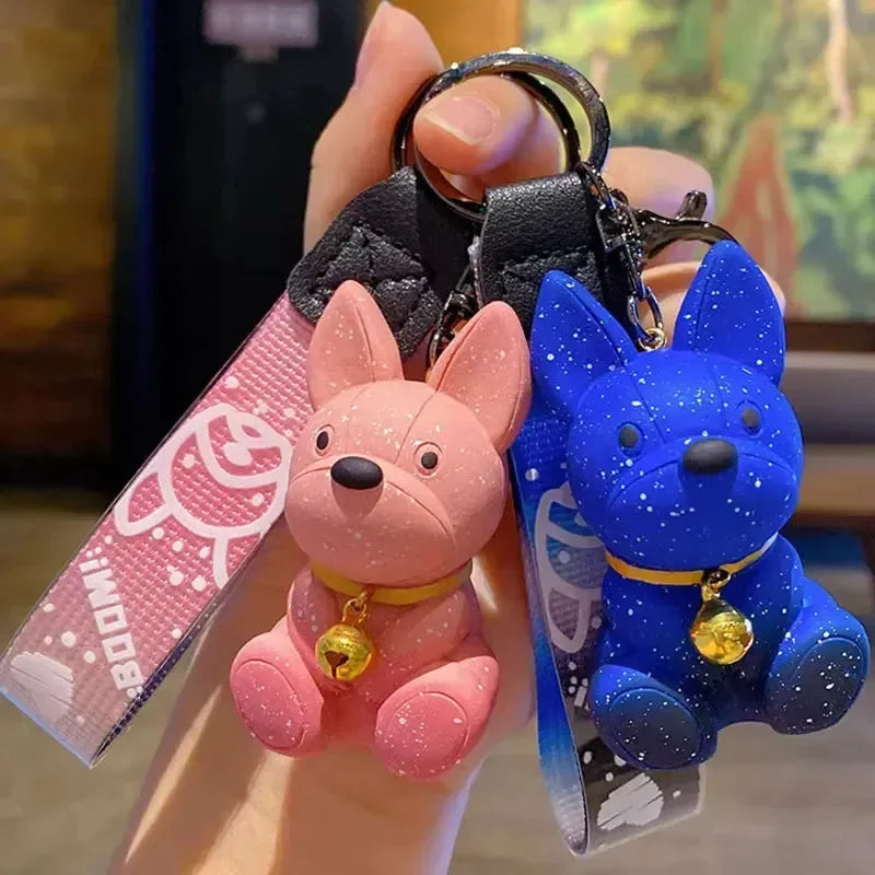 Punk French Bulldog Keychain - Bear Hugs