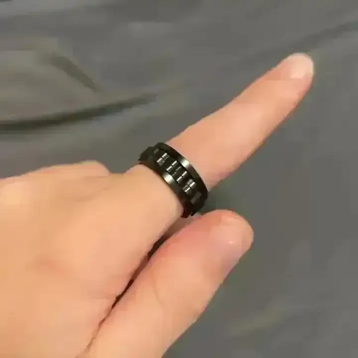Punk Gear Fidget Rotating Ring - Bear Hugs