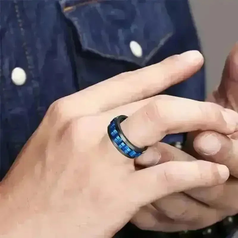 Punk Gear Fidget Rotating Ring - Bear Hugs