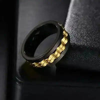 Punk Gear Fidget Rotating Ring - Bear Hugs