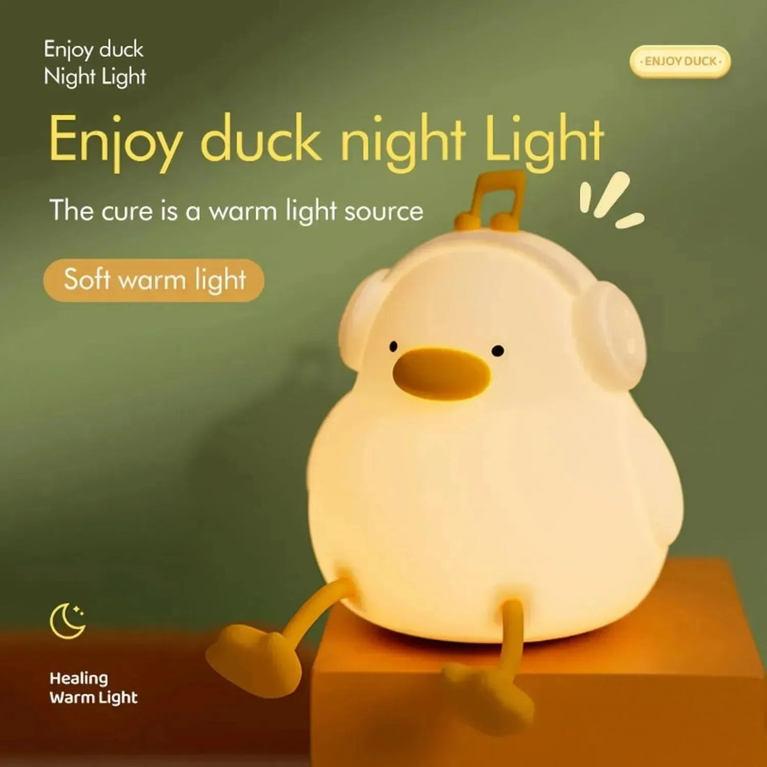 Quacktune Musical Duck Night Lamp - Bear Hugs