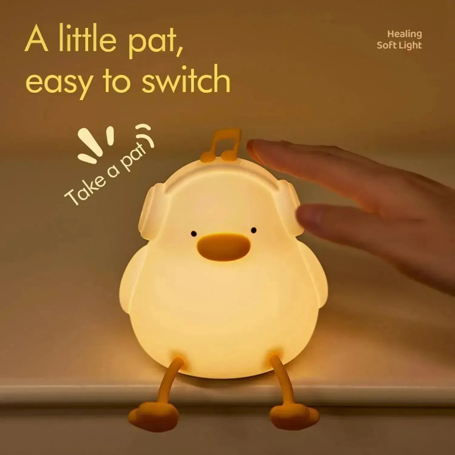 Quacktune Musical Duck Night Lamp - Bear Hugs