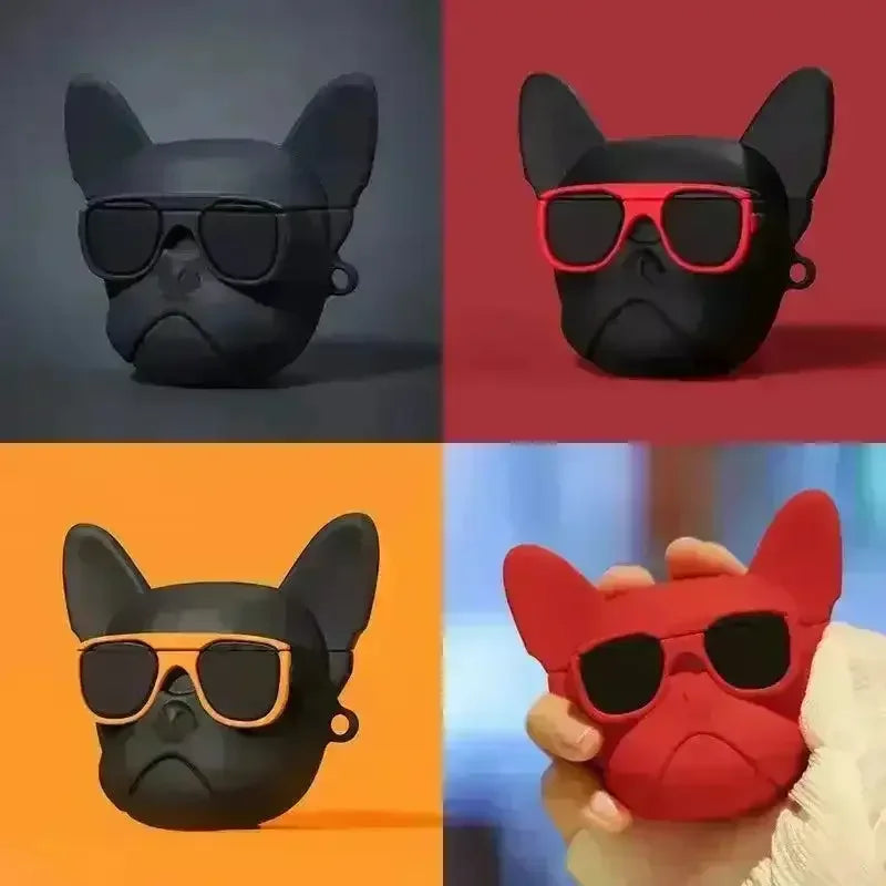 Quirky Bulldog Case (For Airpods) - Bear Hugs