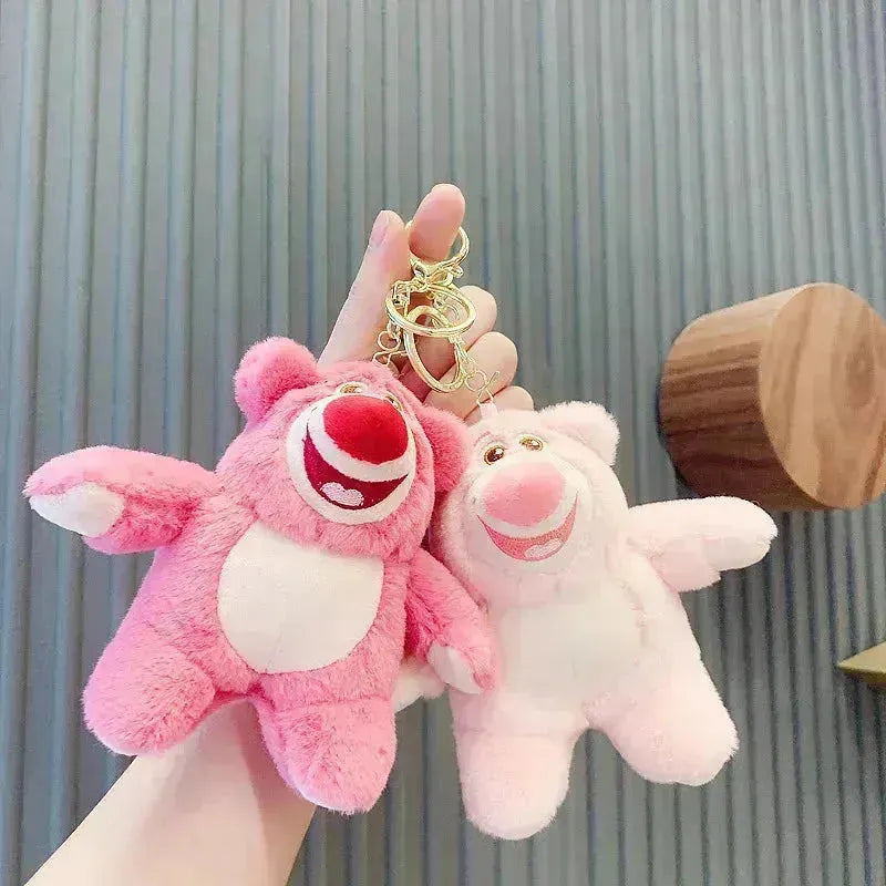 Quirky Lotso Bear Keychain - Bear Hugs