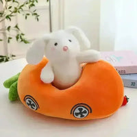 Racing Carrot Car Bunny Plush Toy - Bear Hugs