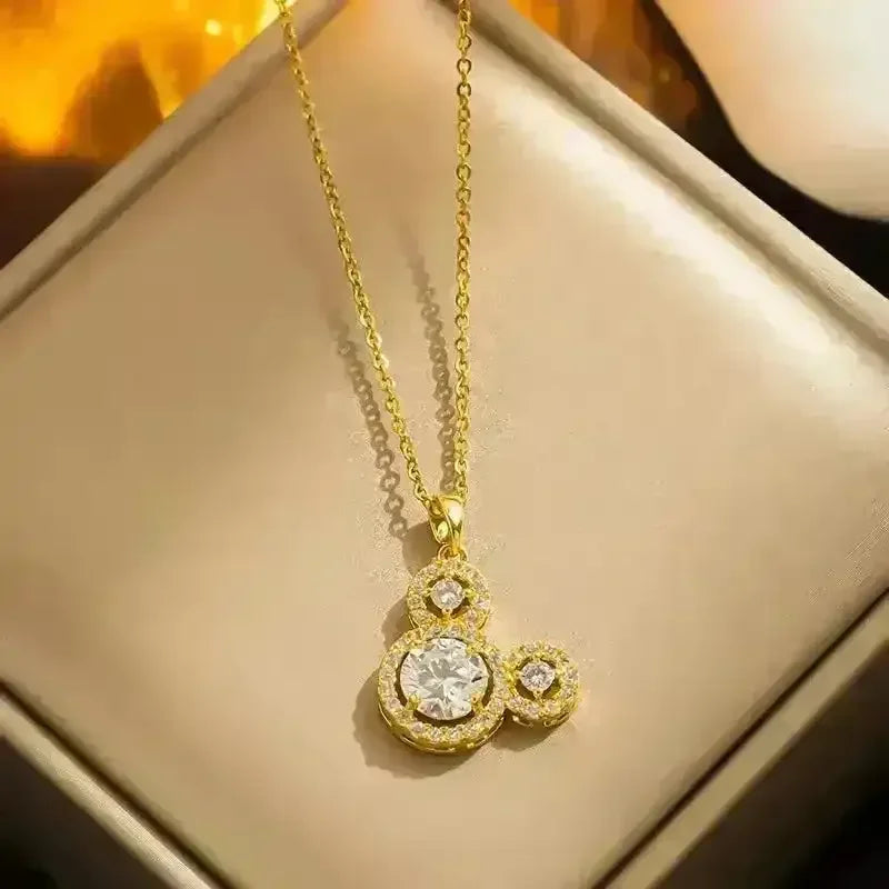 Radiant Mickey Mouse Head Pendant - Bear Hugs