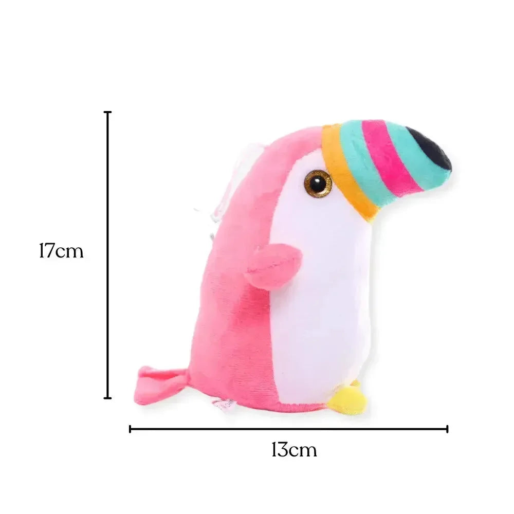 Rainbow Beak Toucan Plush Toy (20 cm) - Bear Hugs