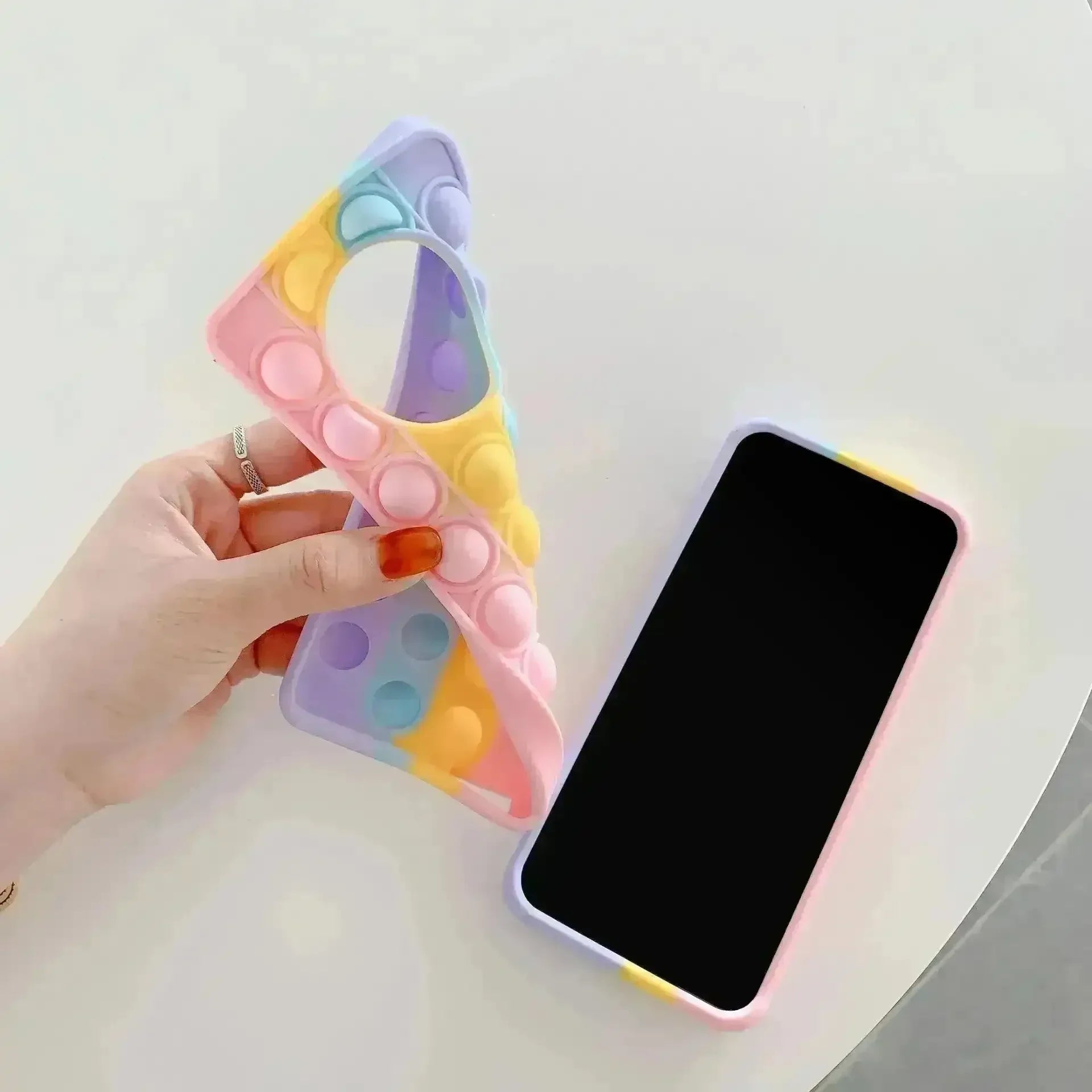 Rainbow Pop-It Phone Case (For Samsung) - Bear Hugs