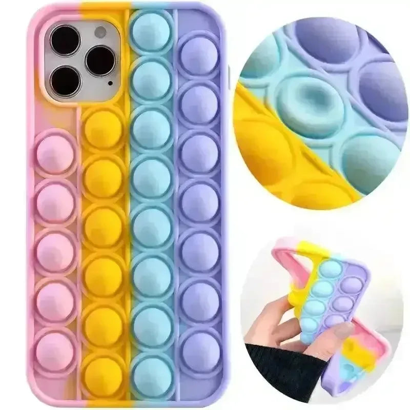 Rainbow Pop-It Phone Case (For Samsung) - Bear Hugs