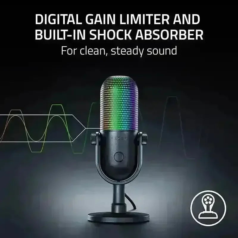 Razer Seiren V3 Chroma RGB Supercardioid Condenser Mic