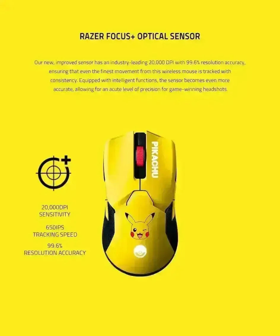 Razer Viper V3 Pro ピカチュウエディション Razer x Pokémon Viper V3 Pro Gaming Mouse Pikachu Edition 8 KHz | eBay