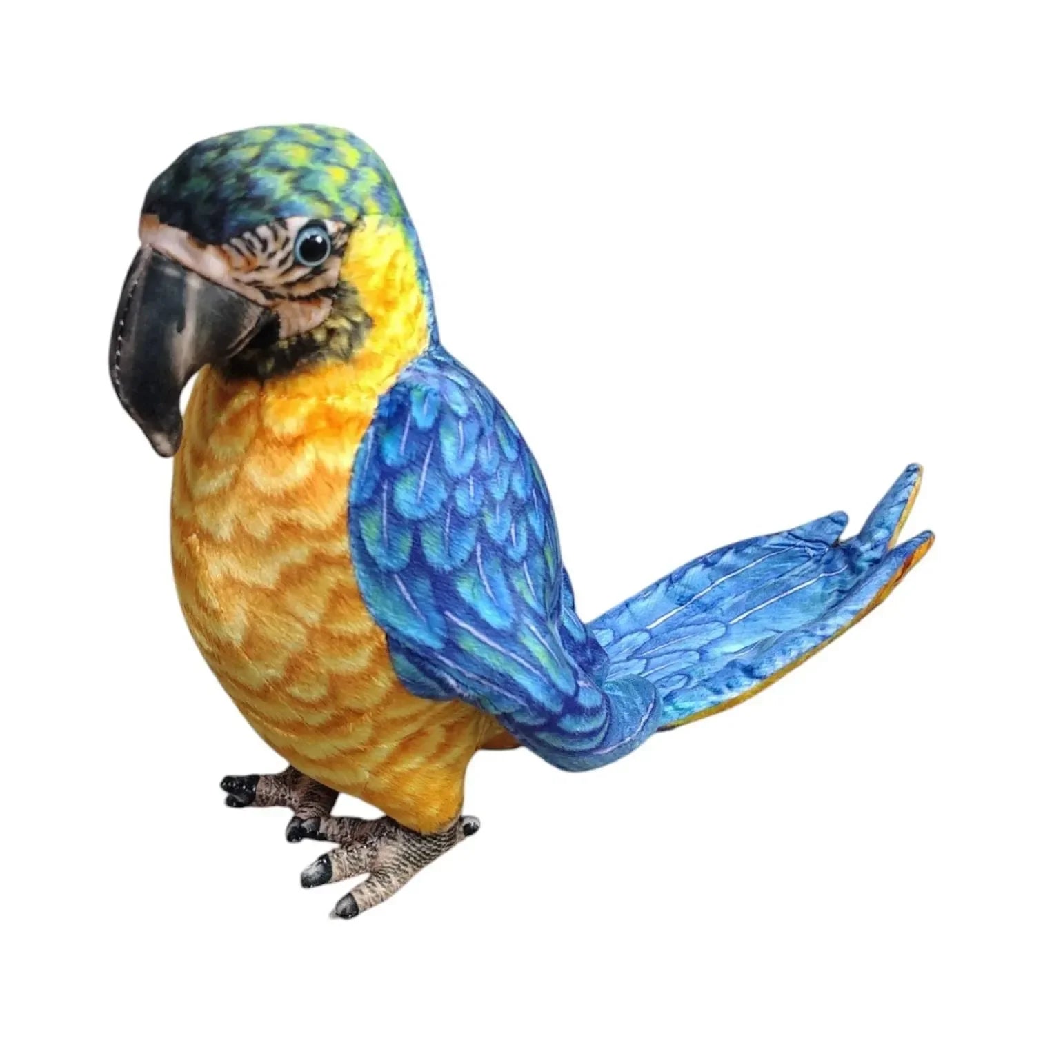 Realistic Macaw Parrot Plush Toy (40 cm) - Bear Hugs
