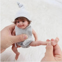 Realistic Mini Silicon Baby Doll (15 cm) - Bear Hugs