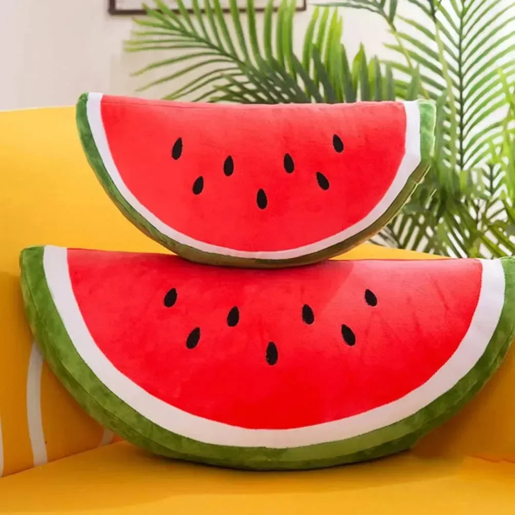 Realistic Watermelon Plush Pillow - Bear Hugs