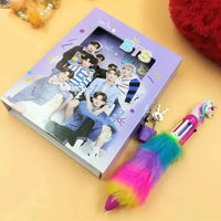 Renowned BTS A5 Diary With Lock - Bear Hugs