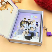 Renowned BTS A5 Diary With Lock - Bear Hugs