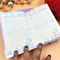 Renowned BTS A5 Diary With Lock - Bear Hugs