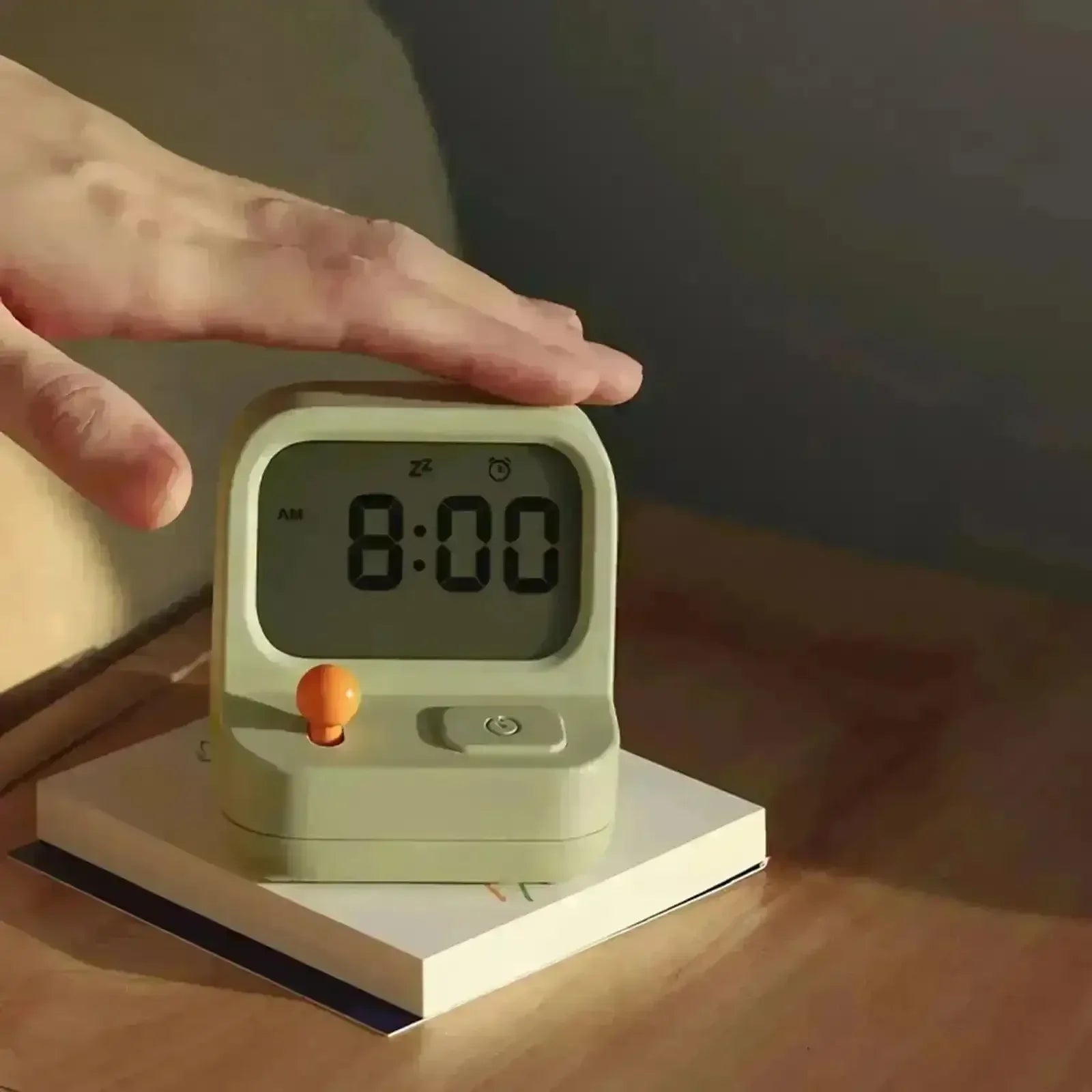 Retro Arcade Style Alarm Clock - Bear Hugs