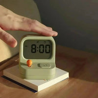 Retro Arcade Style Alarm Clock - Bear Hugs